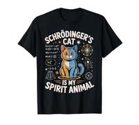 El Gato de Schrodinger es mi Animal Espiritual Camiseta