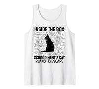 El Gato de Schrodinger planea su Fuga Camiseta sin Mangas