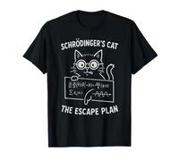 El Gato de Schrödinger, el Plan de Escape, Divertido Profesor de Ciencias Camiseta