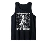 El Gato de Schrödinger es mi espíritu Animal El Gato de Schrodinger Camiseta sin Mangas