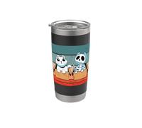 El gato de Schrödinger Mecánica cuántica Paradoja Vida y Vaso térmico de acero inoxidable de doble pared