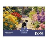 El Gato Que Permanece (4) 1000 Piezas Jigsaw Divertidos DecoracióN Familiar Jigsaw Juegos Educativos para Adultos 70x50cm/1000pcs