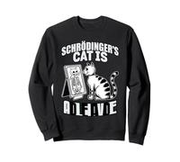 El gato vivo y muerto de Schrödinger Mecánica cuántica Física Sudadera
