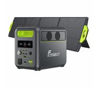 El generador eléctrico portátil FOSSiBOT F1200 está equipado con una batería SP200 LiFePO4 y tiene una potencia de salida de 1200 W. Este generador solar es ideal para viviendas, campings y autocarava