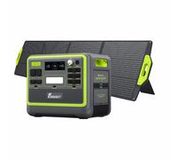 El generador eléctrico portátil FOSSiBOT F2400 está equipado con una batería SP200 LiFePO4, tiene una potencia de salida de 2400 W (pico de 4800 W), 2048 Wh. El generador solar es ideal para viviendas