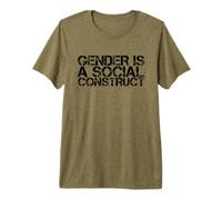 El género es una construcción Social LGBTQ Gay Lesbianas Igualdad Camiseta Premium
