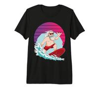 El Genial Papá Noel está navegando con Las Vibraciones del Camiseta Premium