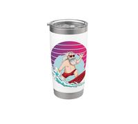 El genial Papá Noel está navegando con las vibraciones del Vaso térmico de acero inoxidable de doble pared
