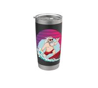 El genial Papá Noel está navegando con las vibraciones del Vaso térmico de acero inoxidable de doble pared