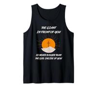 El Gigante Que Tienes Delante Nunca Es Más Grande Que Dios. Camiseta sin Mangas