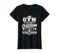 El Gimnasio no es una asignatura Educación física del Profesor Educación física Camiseta gráfica económica, Mujer, Negro, XS
