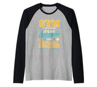 El Gimnasio no es una asignatura Educación física del Profesor Educación física Camiseta Manga Raglan