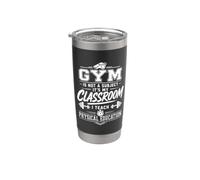 El gimnasio no es una asignatura Educación física del profesor Educación física Vaso térmico de acero inoxidable de doble pared