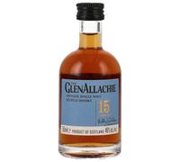 The GlenAllachie 15 Years Old Speyside Single Malt 46% Vol. 0,05l