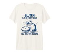 El Gluten es lo Primero Que no Puedo tolerar Gato sin Gluten Camiseta Premium