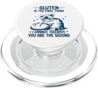 El Gluten es lo Primero Que no Puedo tolerar Gato sin Gluten PopSockets PopGrip para MagSafe