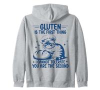 El Gluten es lo Primero Que no Puedo tolerar Gato sin Gluten Sudadera con Capucha