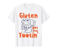 El Gluten me ha Hecho Mella en Funny Frog Camiseta