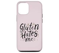 El Gluten me Odia Vivir Sin Gluten Plan de Dieta Saludable Divertido Carcasa para iPhone 12/12 Pro