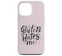 El Gluten me Odia Vivir Sin Gluten Plan de Dieta Saludable Divertido Carcasa para iPhone 13 Pro MAX