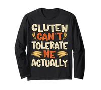 El Gluten no me tolera en Realidad Humor sin Gluten Divertido Manga Larga
