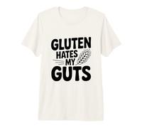 El Gluten Odia mis entrañas Camiseta Premium