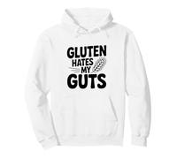 El Gluten Odia mis entrañas Sudadera con Capucha