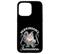 El gnomo de Cinta Gris apoya la Conciencia de Parkinson Carcasa para iPhone 15 Pro MAX