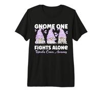 El gnomo uno Lucha Solo púrpura | Concientización sobre el cáncer de testículo Camiseta Premium