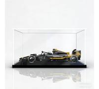 El -go Speed Super Racing 77252 F*1 - APXGP Racer Building Set Acrylic Display Case Dustproof Clear Storage Box Compatible con Lego 77252 (Solo caja, No Model) (Negro)