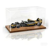 El -go Speed Super Racing 77252 F*1 - APXGP Racer Building Set Acrylic Display Case Dustproof Clear Storage Box Compatible con Lego 77252 (solo caja, no modelo) (Wood)