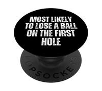 El Golf Divertido es más Probable Que pierda una Pelota en el Primer hoyo PopSockets PopGrip Adhesivo