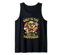 El Golf es el Camino a la Felicidad Diversión Camiseta sin Mangas