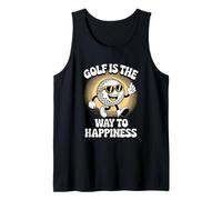 El Golf es el Camino a la Felicidad Divertidos Refranes sarcásticos Novedad Camiseta sin Mangas