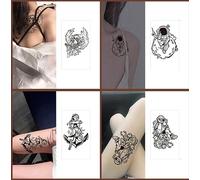 El Gradiente Del Tatuaje A Base De Hierbas De Jugo No Se Puede Lavar, El Brazo De Flor Oscura Para Hombres Semipermanente No Reflectante, Resistente Al Agua