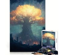 El Gran Árbol Fantasía para Adultos, Rompecabezas de 1000 Piezas, Juguete de Lógica Pura, Momento de Paz, Corte Preciso, Regalo Conmovedor 38x52cm