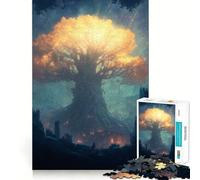 El Gran Árbol Fantasía para Adultos, Rompecabezas de 1000 Piezas, Juguete de Lógica Pura, Momento de Paz, Corte Preciso, Regalo Conmovedor 38x52cm