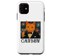 El Gran Catsby - Divertida Parodia de Gato Retro Carcasa para iPhone 11