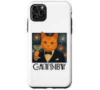 El Gran Catsby - Divertida Parodia de Gato Retro Carcasa para iPhone 11 Pro MAX