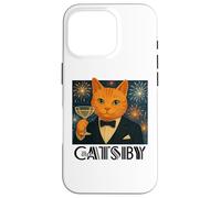 El Gran Catsby - Divertida Parodia de Gato Retro Carcasa para iPhone 16 Pro