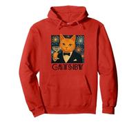 El Gran Catsby - Divertida Parodia de Gato Retro Sudadera con Capucha