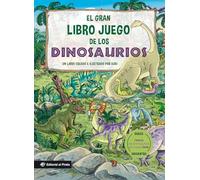 El gran libro juego de los dinosaurios: Un libro infantil con 3 niveles de juego, de 3 a 8 años. Jugar y aprender. ¡Busca y descubre los dinosaurios! (Libros juegos)