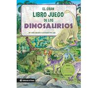 El gran libro juego de los dinosaurios: Un libro infantil con 3 niveles de juego, de 3 a 8 años. Jugar y aprender. ¡Busca y descubre los dinosaurios! (Libros juegos)