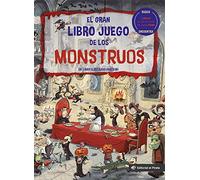 El gran libro juego de los monstruos: Libro divertido para jugar, 3 niveles de juego en un solo libro, encuentra objetos escondidos, 3-8 años: 2 (Libros juego)