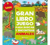 El gran libro juego para buscar y encontrar animales: 1000 objetos para buscar y 5 enormes páginas desplegables: 2