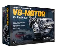 El gran motor V8 del kit de tecnología: ¡Construya el legendario motor V8 y experimente lo que hay detrás de la tecnología!