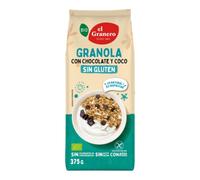 El Granero Granola con Chocolate y Coco Sin Gluten Bio 350 gr