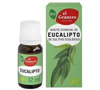 El Granero Integral - Aceite Esencial de Eucalipto Bio - 12 ml - Sin Mezclar con Otros Aceites - Ayuda a la Correcta Salud Respiratoria - Purificador de Ambiente