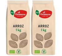 El Granero Integral - Arroz Bio - 1 kg - Rico en Hidratos de Carbono, Minerales y Vitaminas - Alto Poder Nutritivo - Gran Fuente de Energía - Favorece la Salud Digestiva - Apto para Veganos