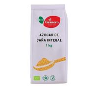 El Granero Integral - Azúcar de Caña Integral - 1kg - Elaborado con Melaza de Caña - Rico en Vitaminas y Minerales - Ideal para Bebidas y Repostería - Apto para Veganos